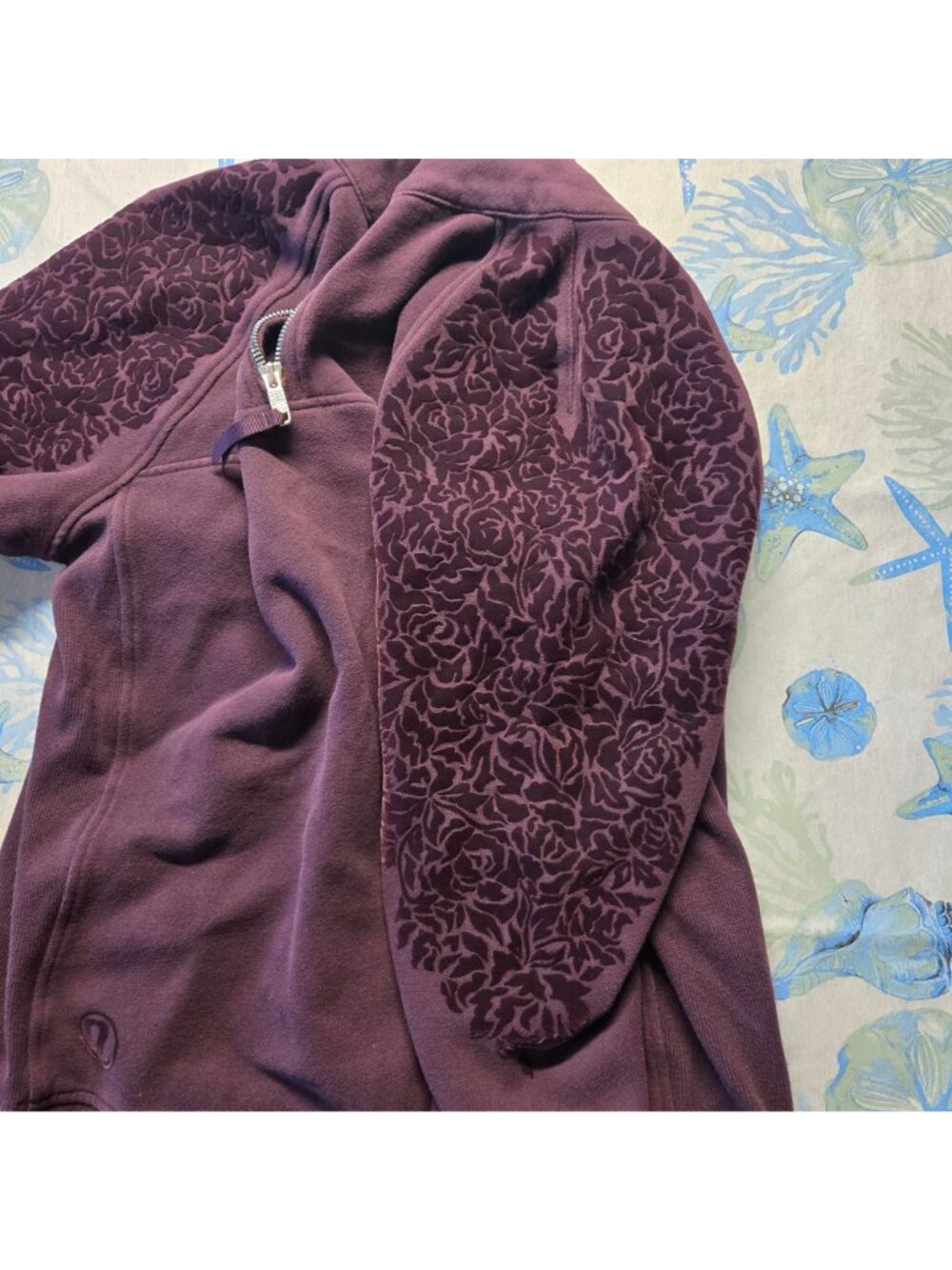 Lululemon Floral Flock Pullover Womens Sz 10 (SKU 26-0222) - Picture 6 of 8